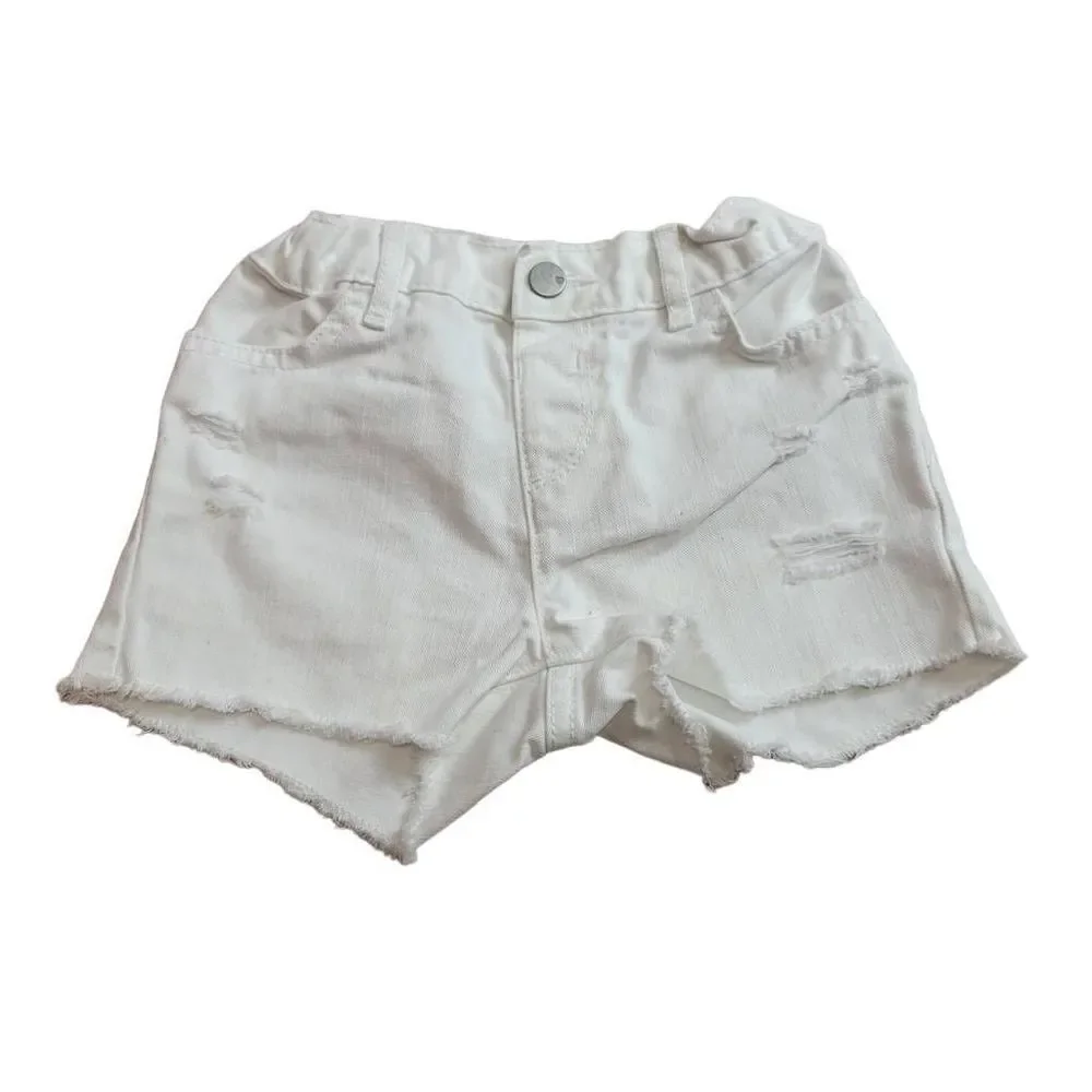 Children's Place white denim shorts 3T